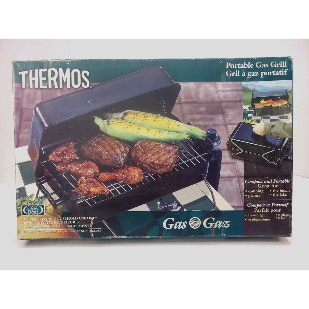Thermos Portable Gas Grill Model 471-0935 For Use with LP Tank NIB